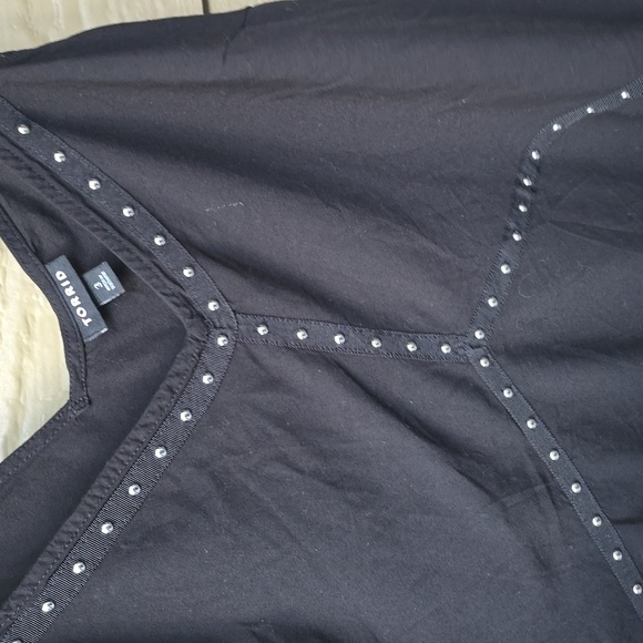 Torrid Challis Studded Swing Cami 3x black - Picture 10 of 15